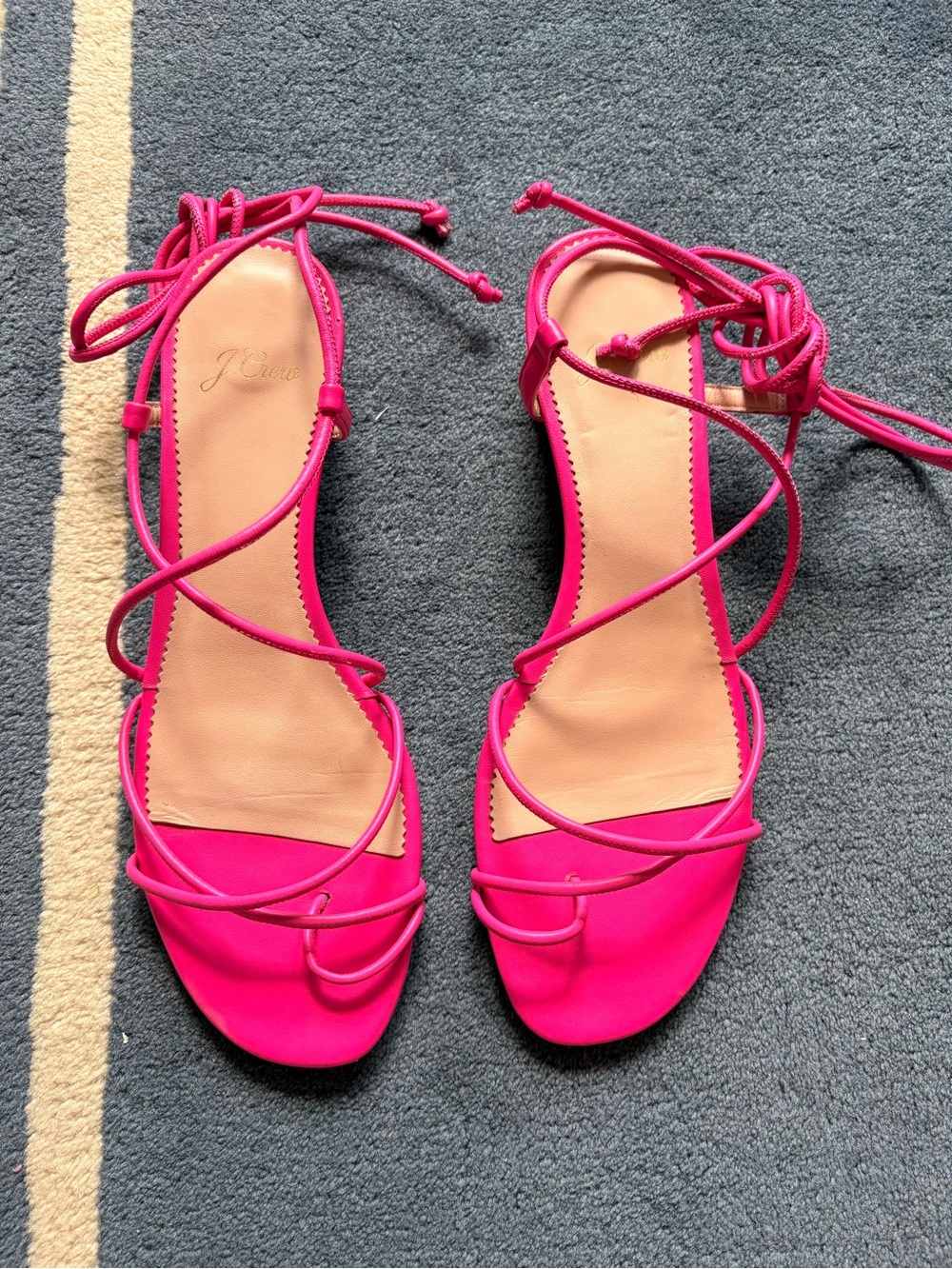 JCREW strappy sandals W8.5